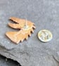 Dragon brooch pin or tie pin upcycled from penny coin - Image 8
