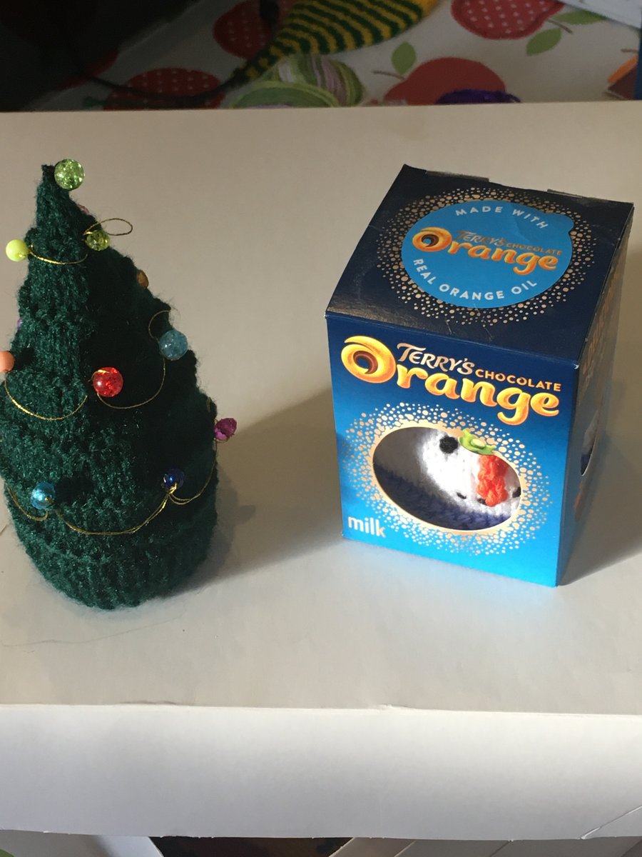 CHOCOLATE ORANGE COVER - CHRISTMAS TREE