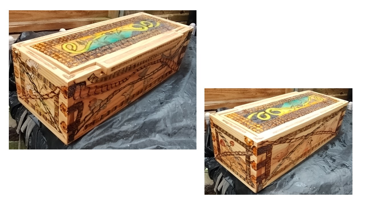 decorated box