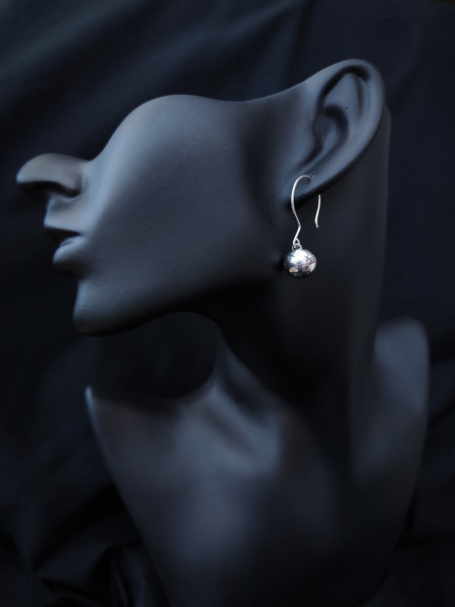 Sterling silver baubles earrings
