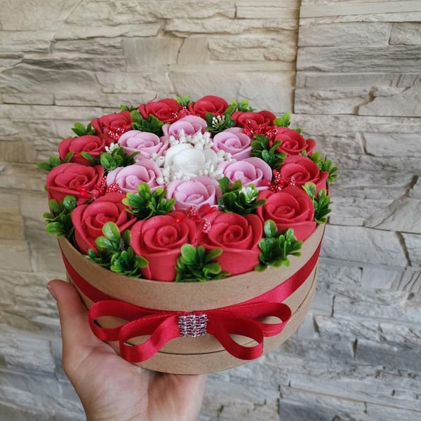 Soap roses bouquet