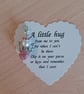 Angel heart charm, bag, zipper, planner - Image 3