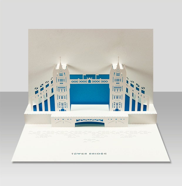 Tower Bridge pop-up 3D card