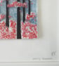 Artist made fused glass 'Cherry Blossom' Picture. - Image 3