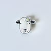 'Herdwick Sheep with a Daisy' - Handmade Brooch