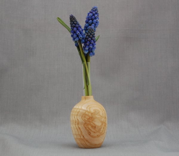 Ripple Ash Bud Vase