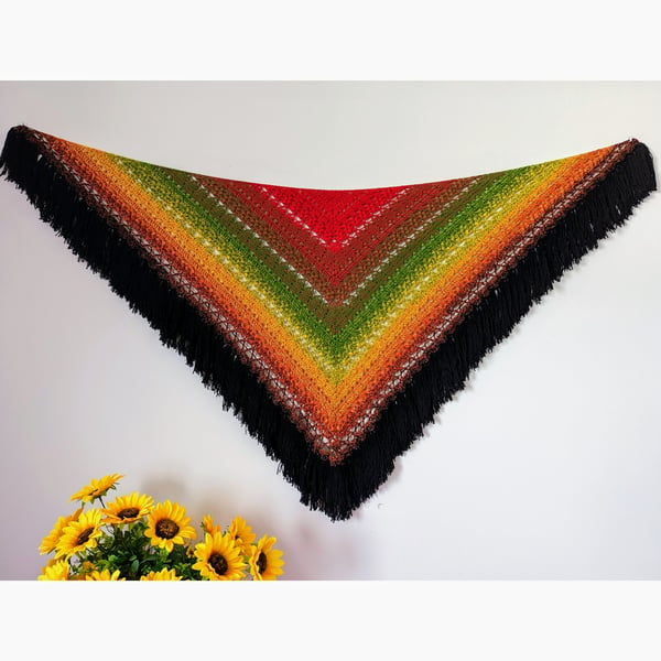 Little Ruby Shawl