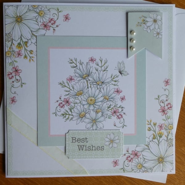 Daisies Card - Best Wishes