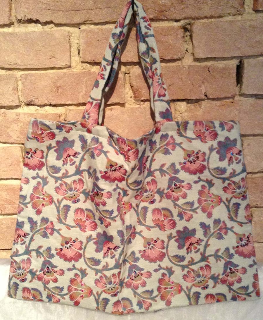 Floral Tapestry TOTE