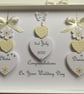 Personalised Handmade Wedding Day Card Ivory Boxed Son Daughter Engagement 