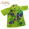 Tailored and Embroidered Blueberries Coat