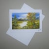 original art hand painted greetings card ( ref FA 235 A1 )