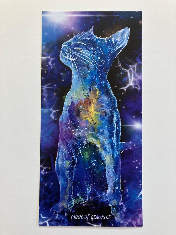 Celestial Cat Print - Made Of Stardust