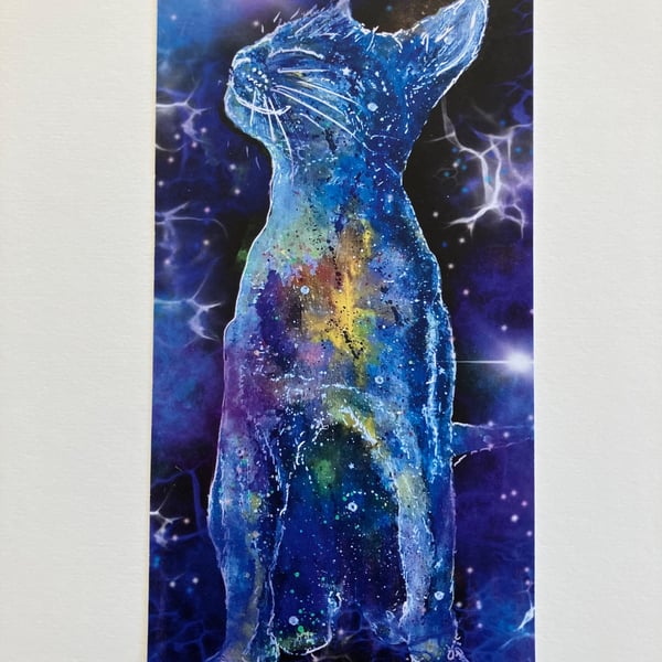 Celestial Cat Print - Made Of Stardust