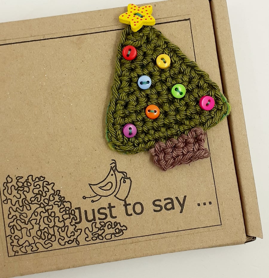 Reserved for Lois - Crochet Christmas Tree Magnet 