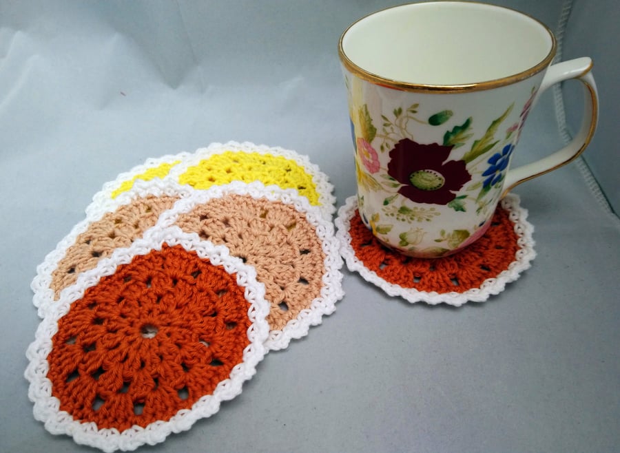 Coasters Crochet Set of 6