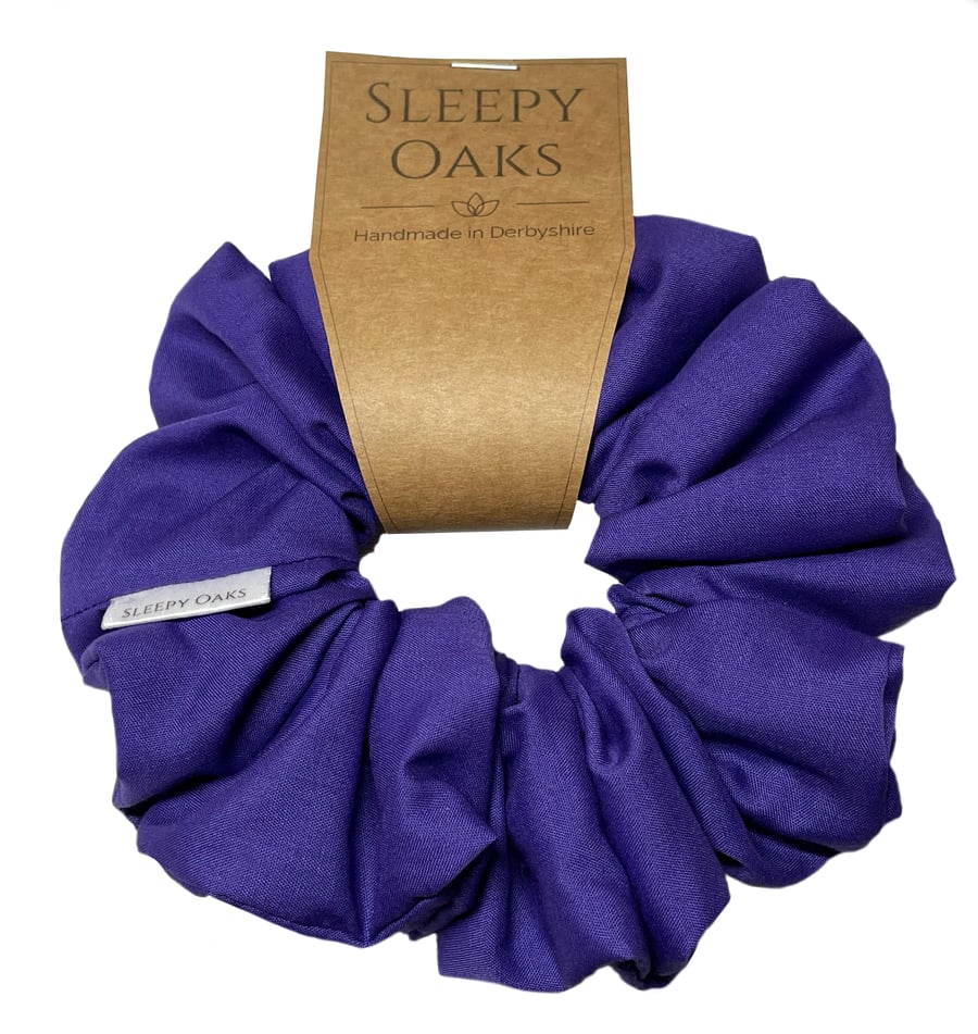 Purple Hair Scrunchie - 'Lila'