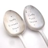 Pet Food Spoon, Personalised Vintage Dessertspoon for your Cat or Dog