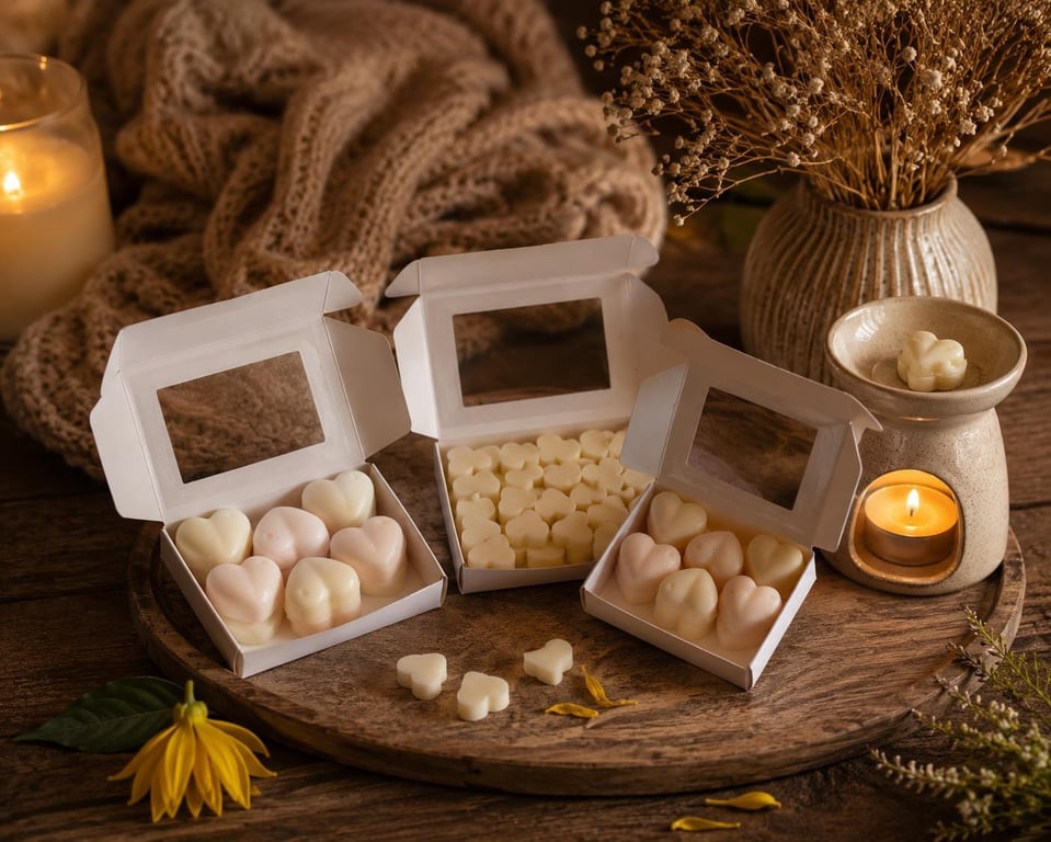 Ylang Ylang Essential Oil Wax Melts, Self Care, Strong Scented, Vegan, Uk Made,