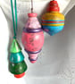 3 original hand painted Christmas tree decorations - Image 1