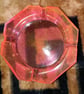 Orange retro look ashtray 