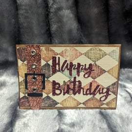 Dapper Gentleman's birthday card 