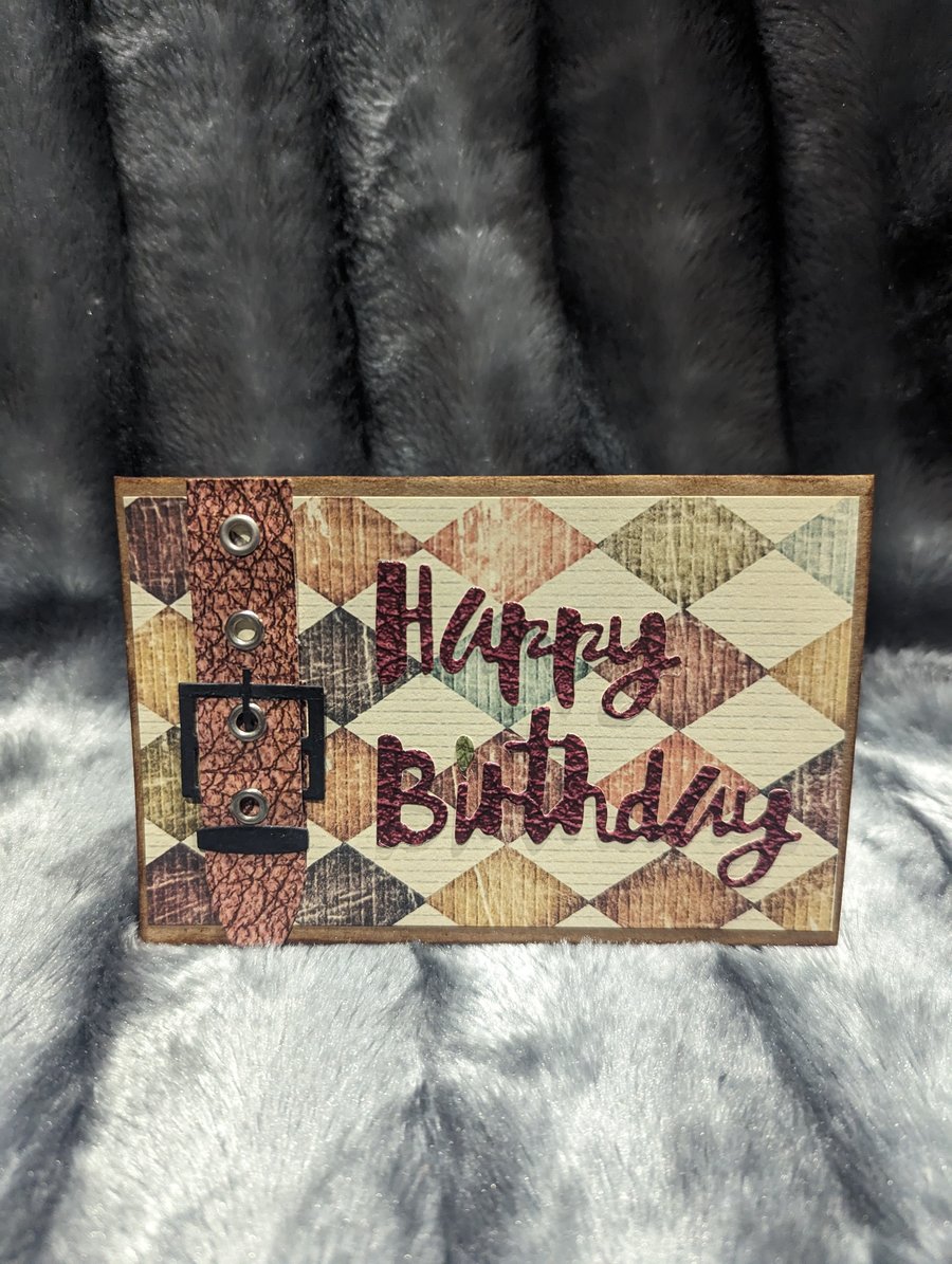 Dapper Gentleman's birthday card 