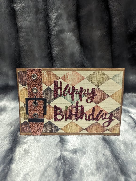 Dapper Gentleman's birthday card 