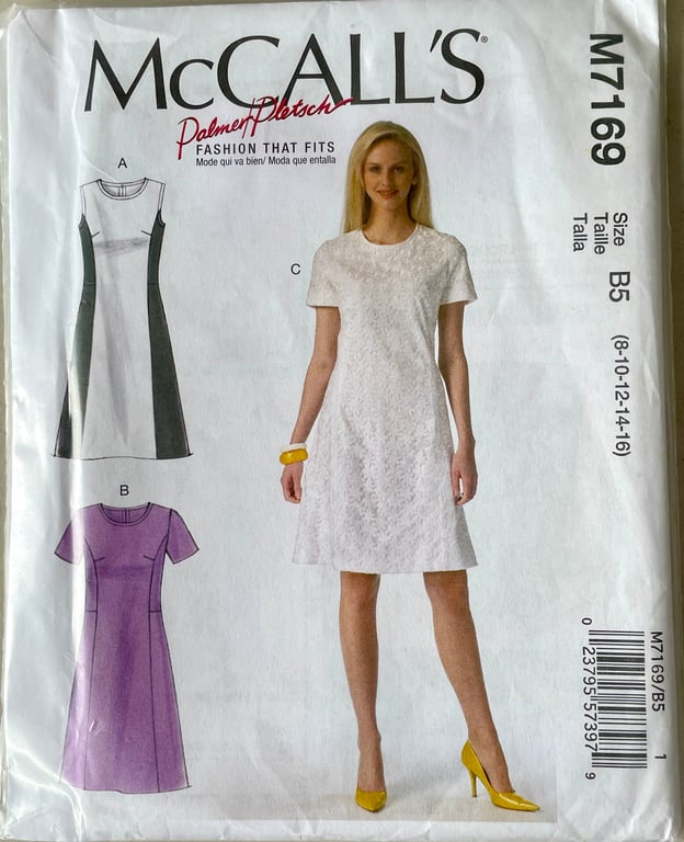 McCall's Ladies Dress Pattern M7169 - Uncut