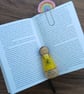 Pastel Rainbow Moonbow giant paperclip bookmark - Image 1