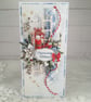 Handmade Luxury Christmas Card with Window Gift Box.Christmas Wishes (43)