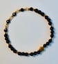 Spinel, Onyx, & Rutilated Quartz Bracelet - Birthday, Anniversary, Gifts For Her - Image 5
