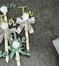 Wedding table centre numbers