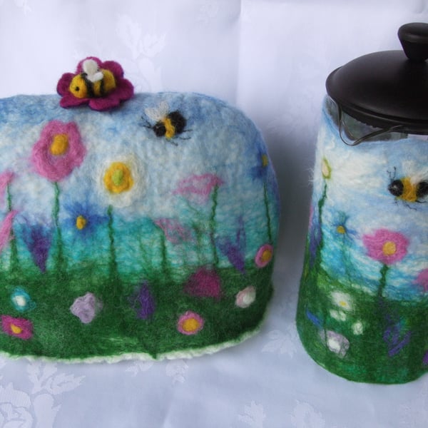 Felt Cafetiere Cosy - for Lisa B