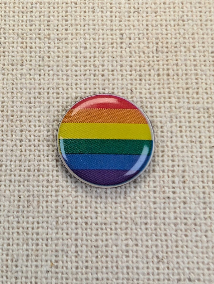 Pride flag - Magnet - Resin Topped - Pride - LGBTQ