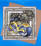 Motorbike Birthday Card - Husband, Son, Brother, Father, Grandson