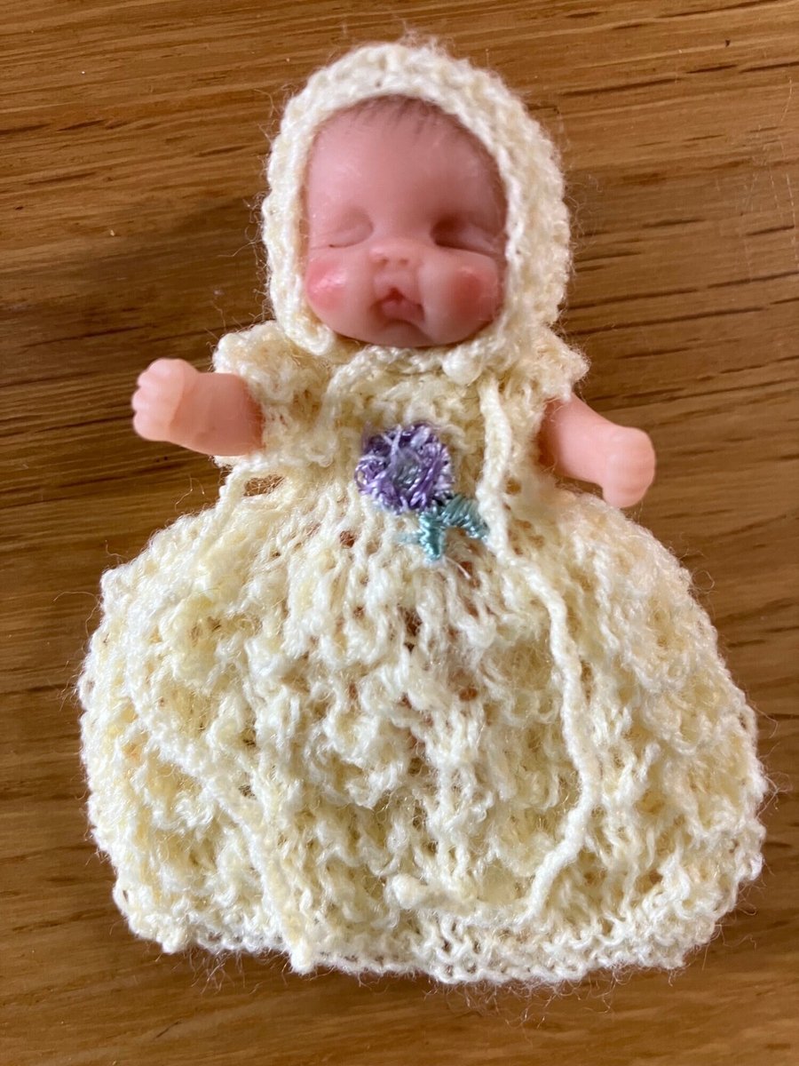 Miniature baby doll clothes sales