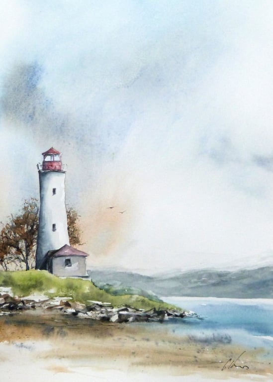 Keeper, Original Watercolour Painting.