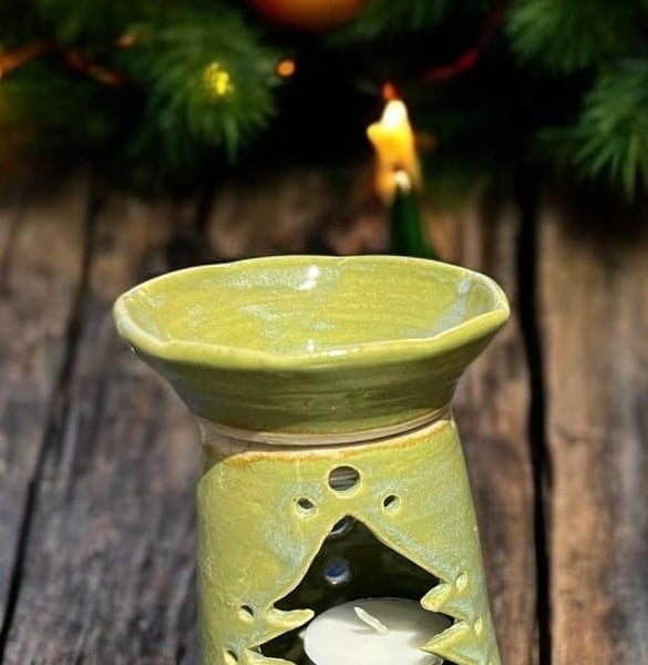 Hand-crafted Christmas Tree Oil burner.