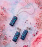 Handmade Purple Galaxy Resin Jewellery Set