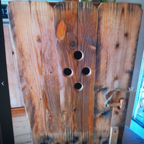 Rustic wall cupboard