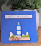 Birthday Card With Removable Wooden Lighthouse Gift