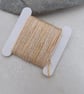 15m Natural Dye Pale Golden Brown Pure Silk Embroidery Thread - Image 3
