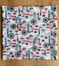 Newly handmade London-themed 45cm square cushion cover