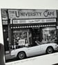 Spitfire, University Cafe, Glasgow (black & white edition) Signed Mounted Print  - Image 2