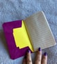 A6: Softcover Purple Suede Leatherbound Notebook 30 lined pages - Image 2