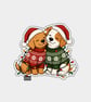 Unique Funny Christmas Gift Tags For Adults, 6pk - Cute Dog Friends 