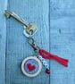 Heart Keyring or Bag Charm - Image 4