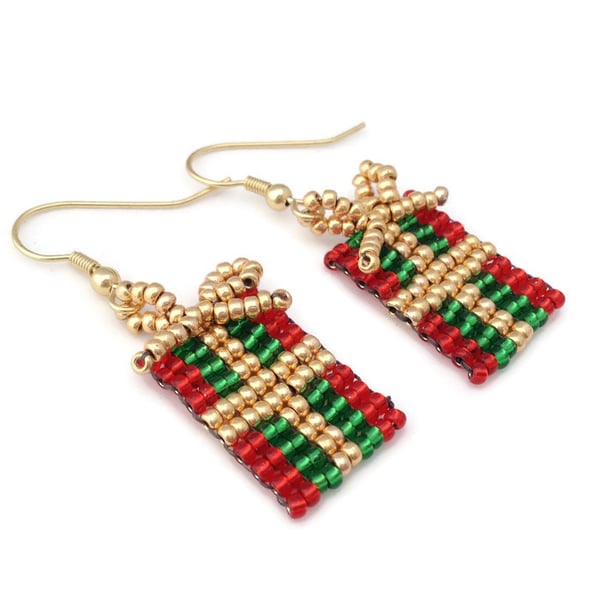 SALE - Christmas Present Earrings