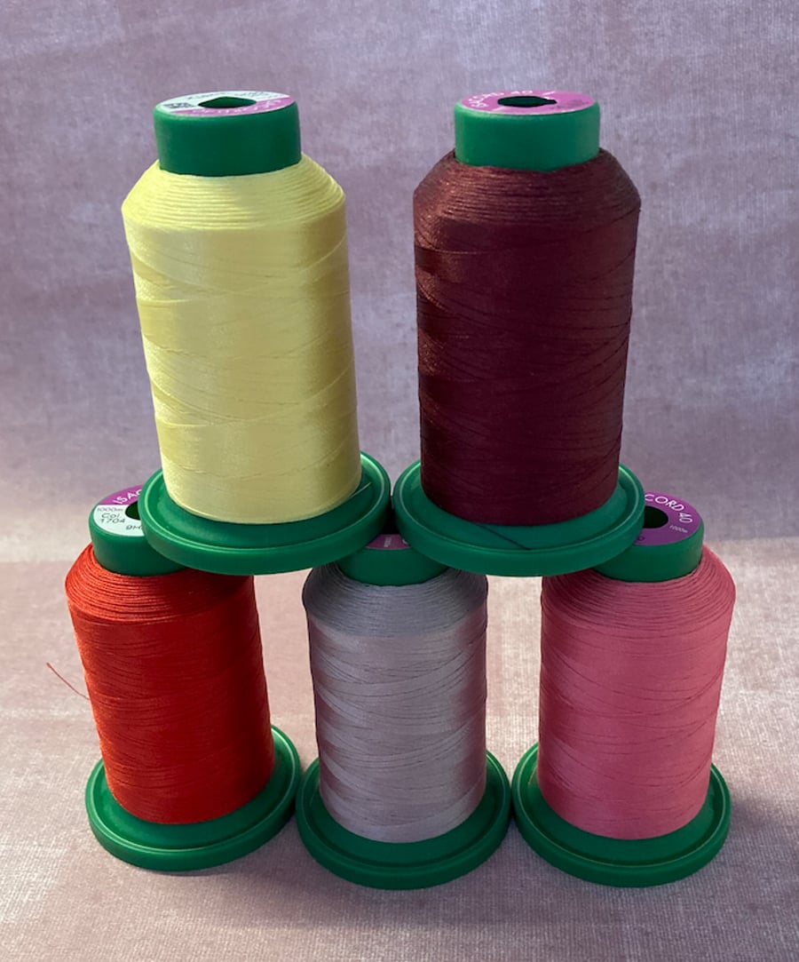 Issacord Sewing Thread x 5 Cops 1,000mts Ref 560